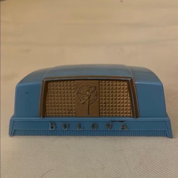 Bulova Vintage 1950s Blue and Brown Vintage Watch Box - Box Only - Picture 10 of 12